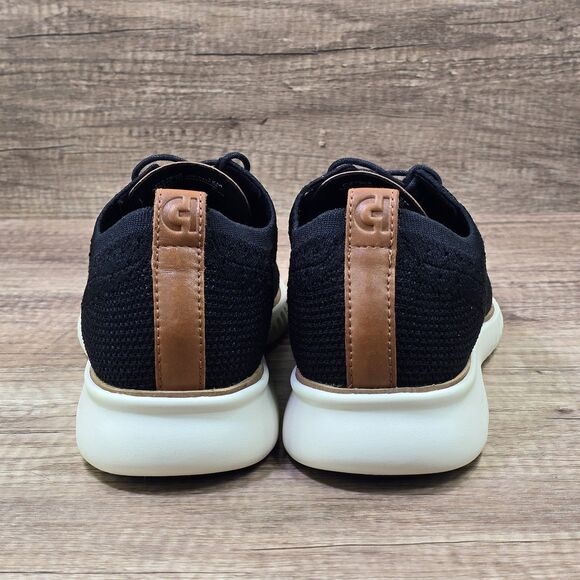 Cole Haan 2.ZERØGRAND Stichlite Men's Size 12M Black Oxford Dress Shoes (C27568) - Picture 4 of 9